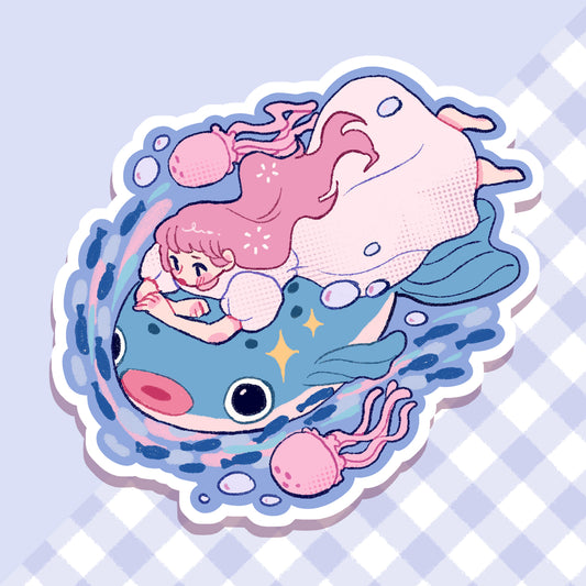 Aquatic Girl | Waterproof Stickers