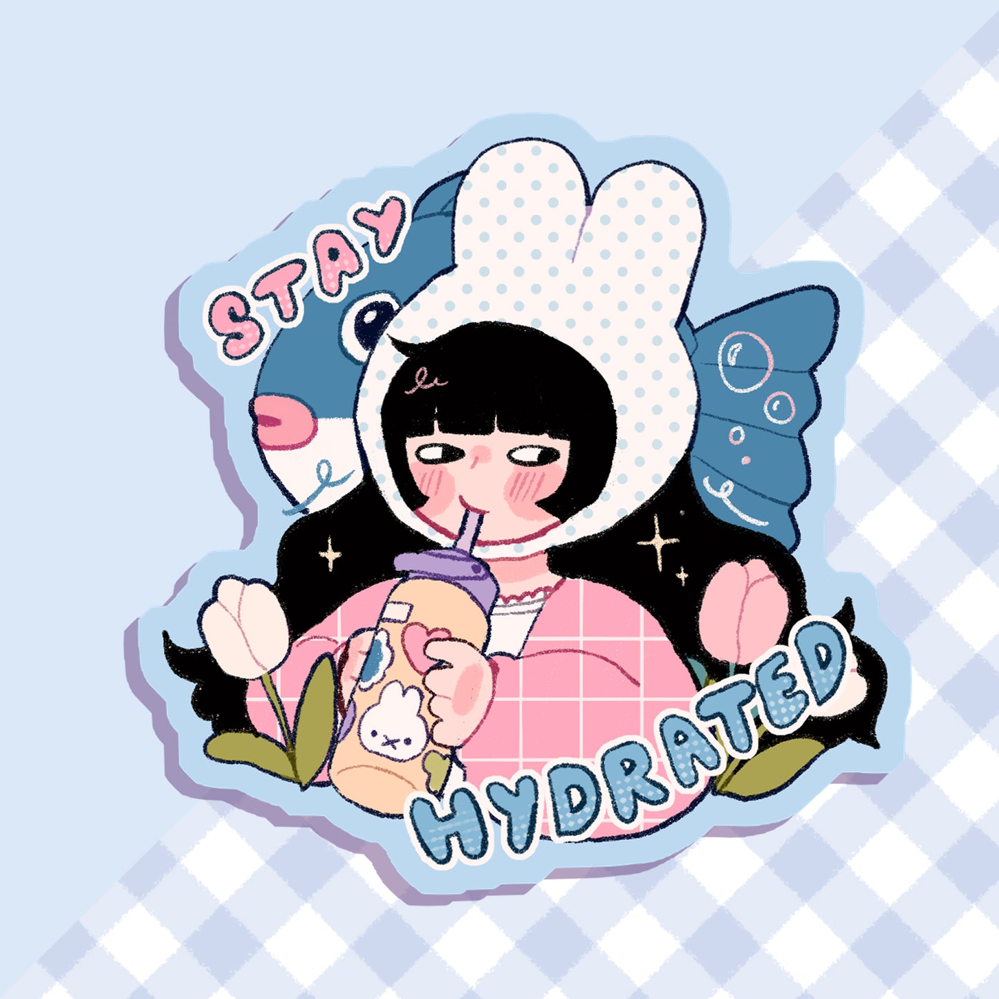 Stay Hydrated | Waterproof Stickers