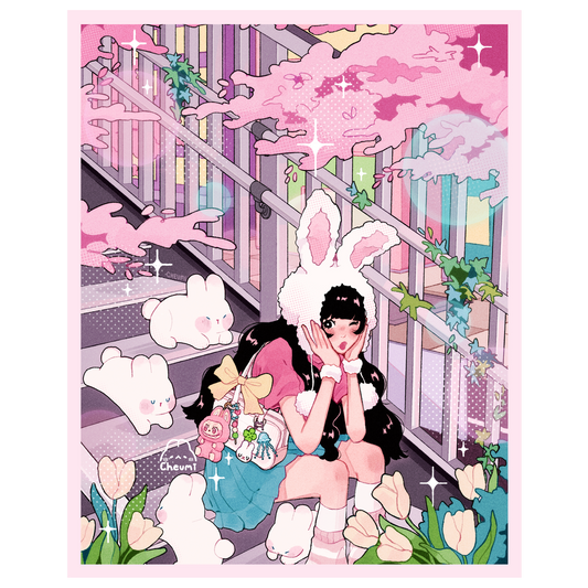 Bunny Days Print 8x10