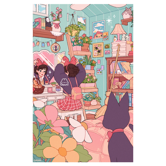 Kiki Modern AU Fanart Print 7x11