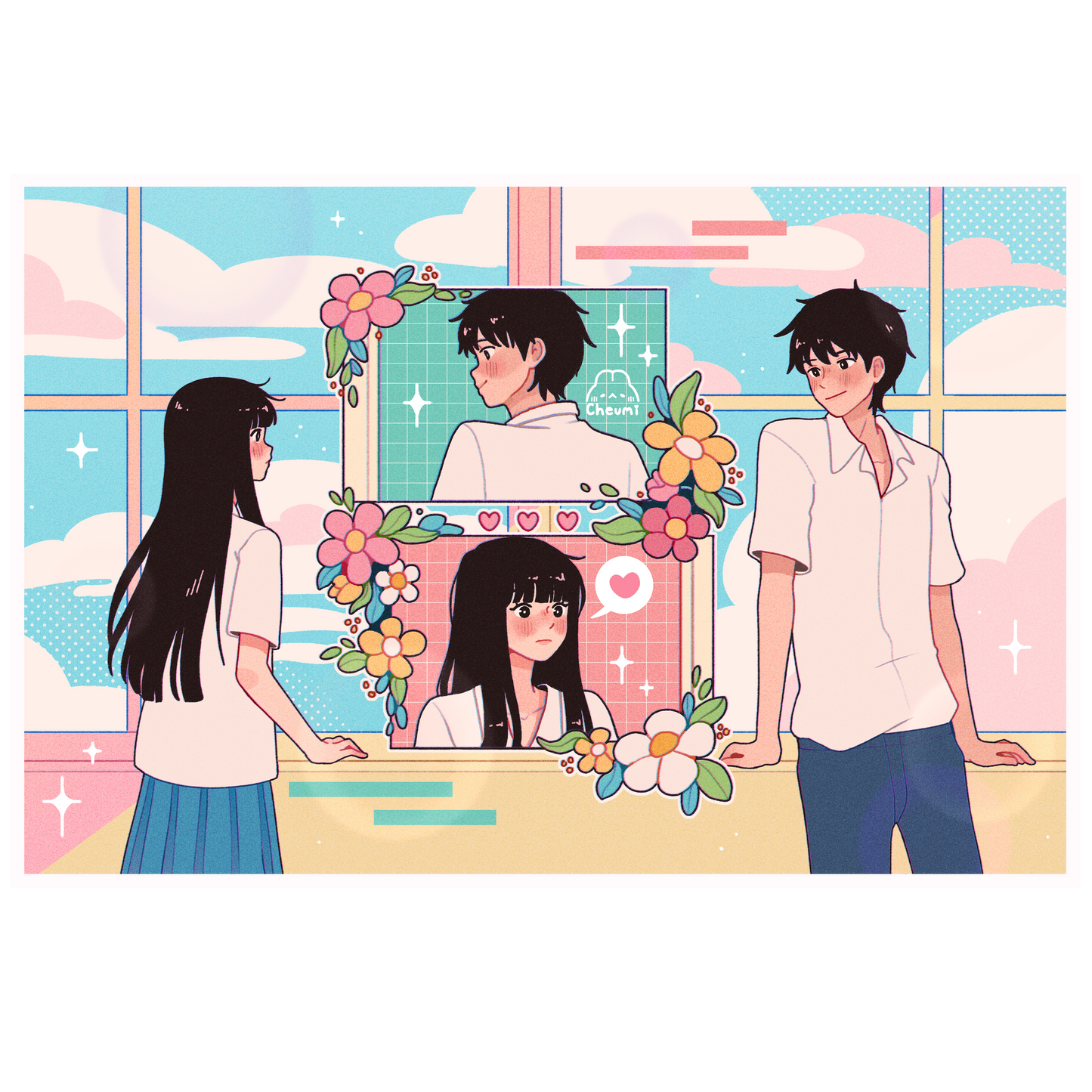 Kimi ni Todoke Fanart Print 7x11