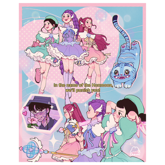 Magical Girl Huntrx Print 8x10