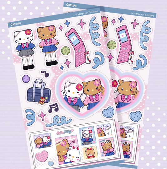 PuriKura Date | Waterproof Stickersheet