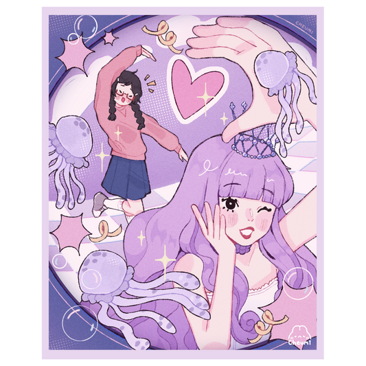 Princess Jellyfish Print 8x10