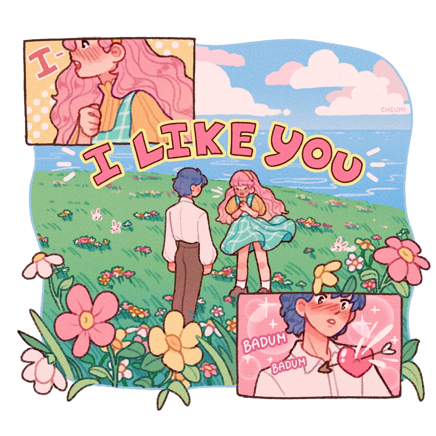 Shoujo Confession Print 7x7