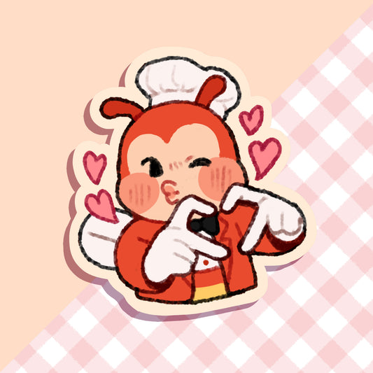 Cutie Jollibee | Waterproof Stickers