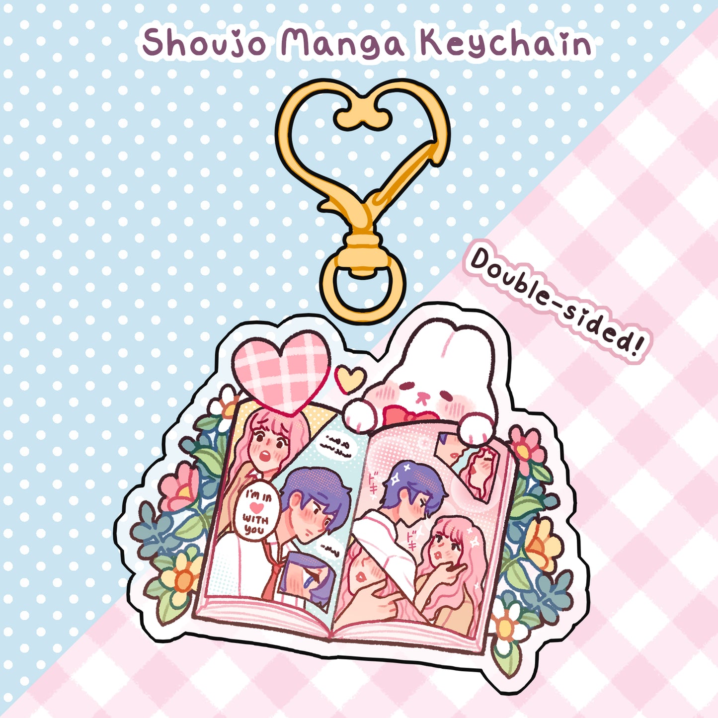 Shoujo Manga Keychain/Charm