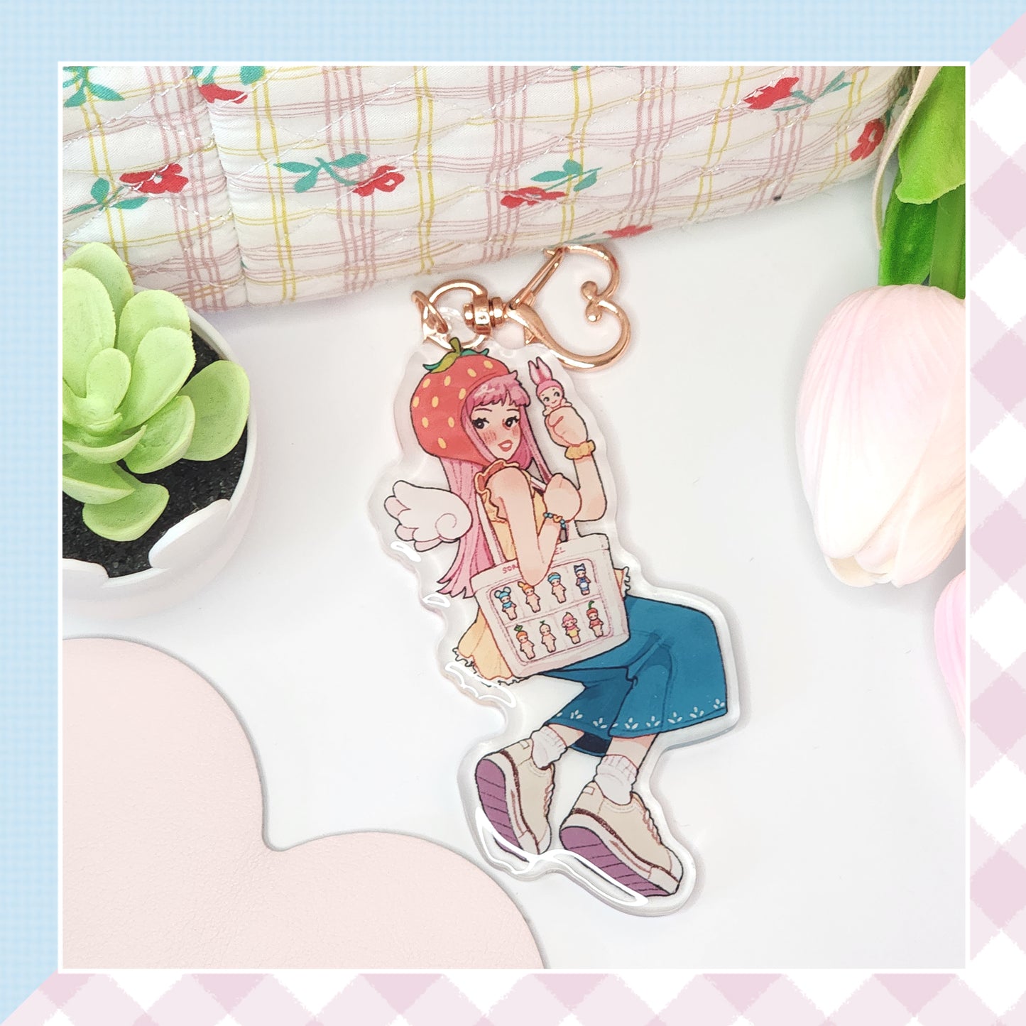 Trinket Girls Acrylic Keychains