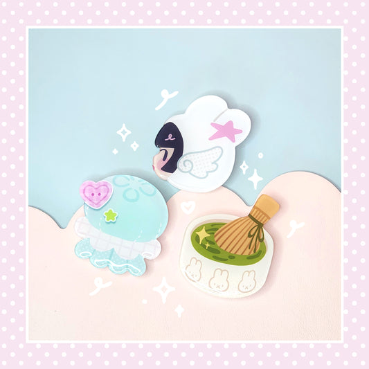 Jellyfish, Matcha, Bunny Girl | Phone Grips
