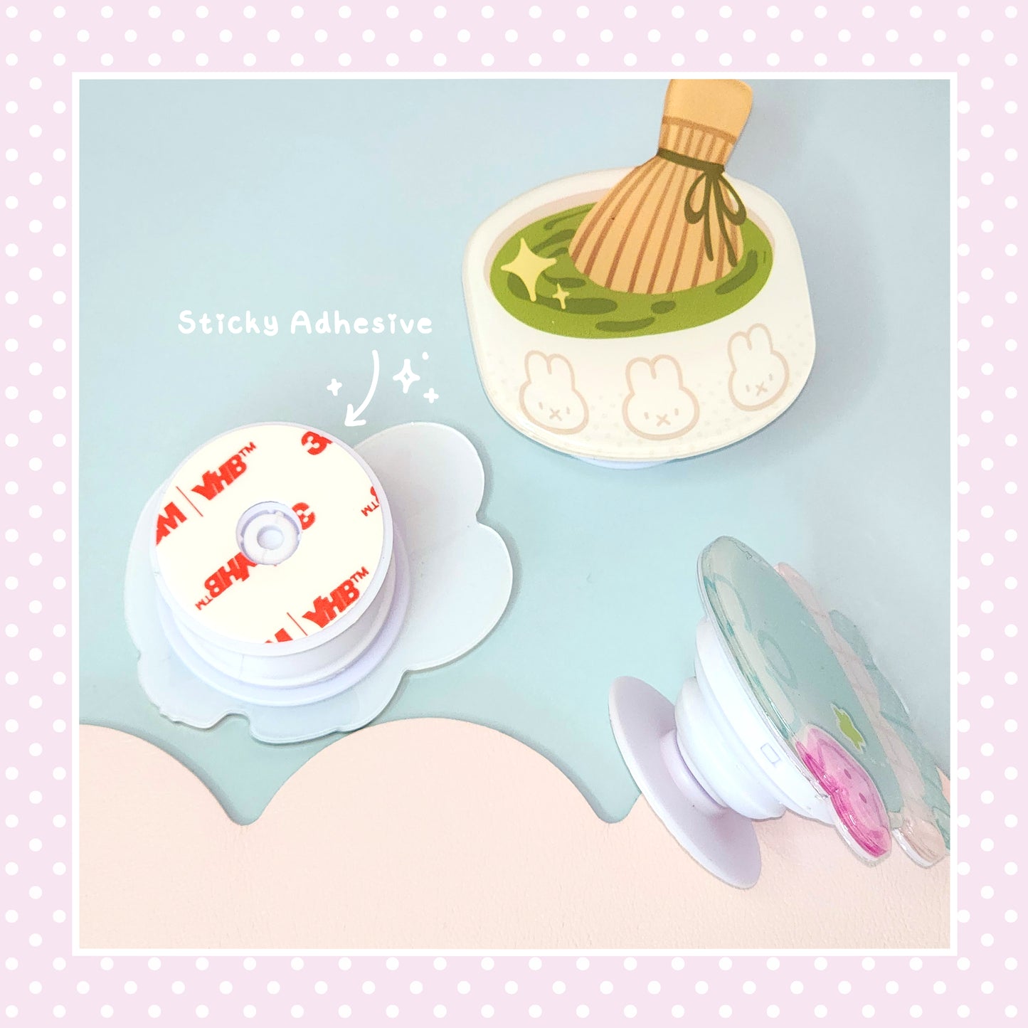 Jellyfish, Matcha, Bunny Girl | Phone Grips