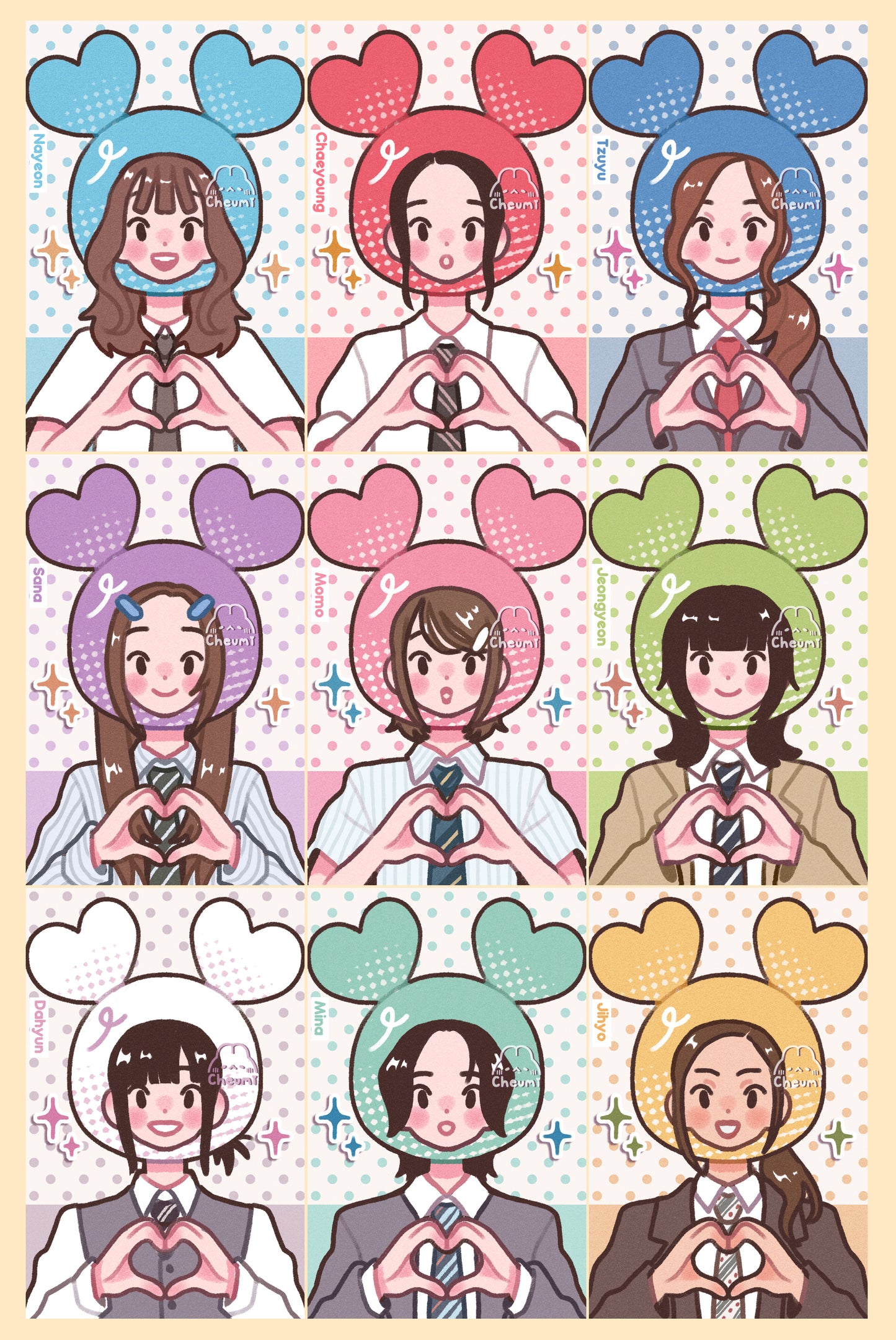 This is For TWICE  |  Handmade Photocards