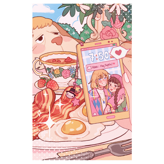 Howl Modern AU Fanart Print 7x11