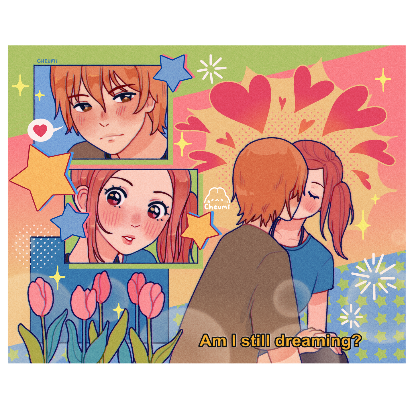 Lovely Complex Fanart Print 8x10