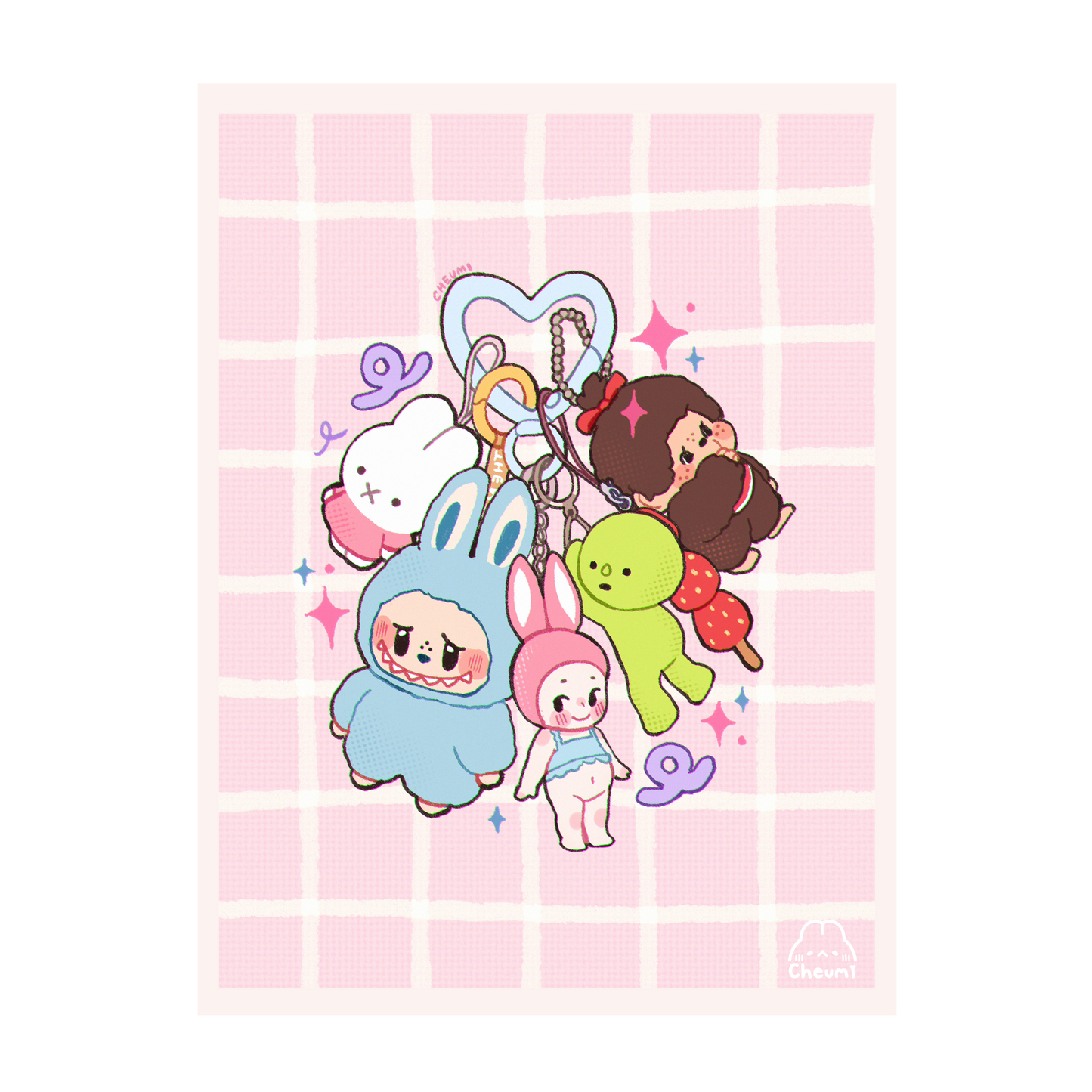Trinket Keychain Print 6x8