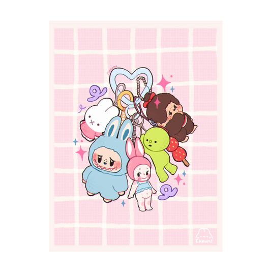 Trinket Keychain Print 6x8