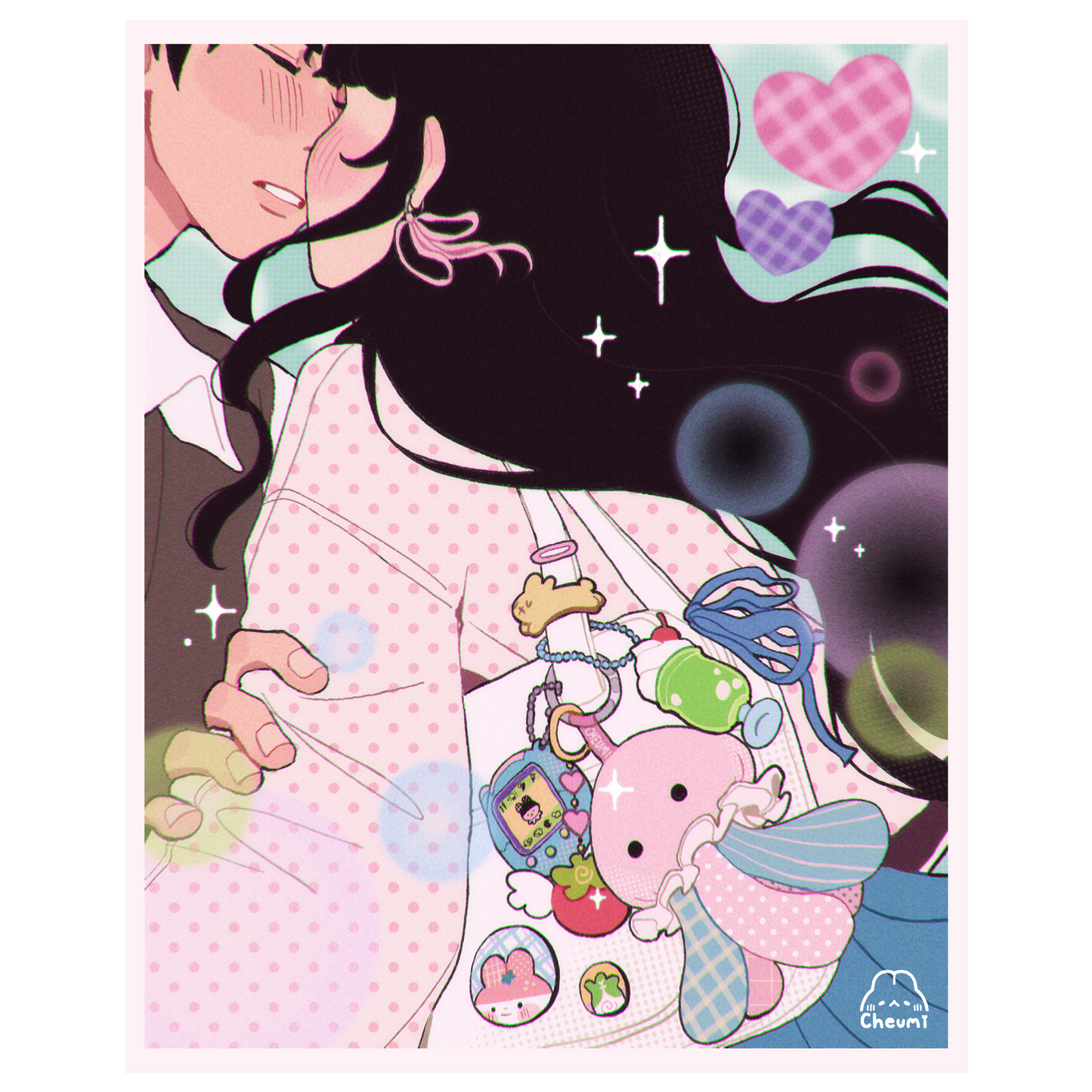 Trinket Kiss Print 8x10