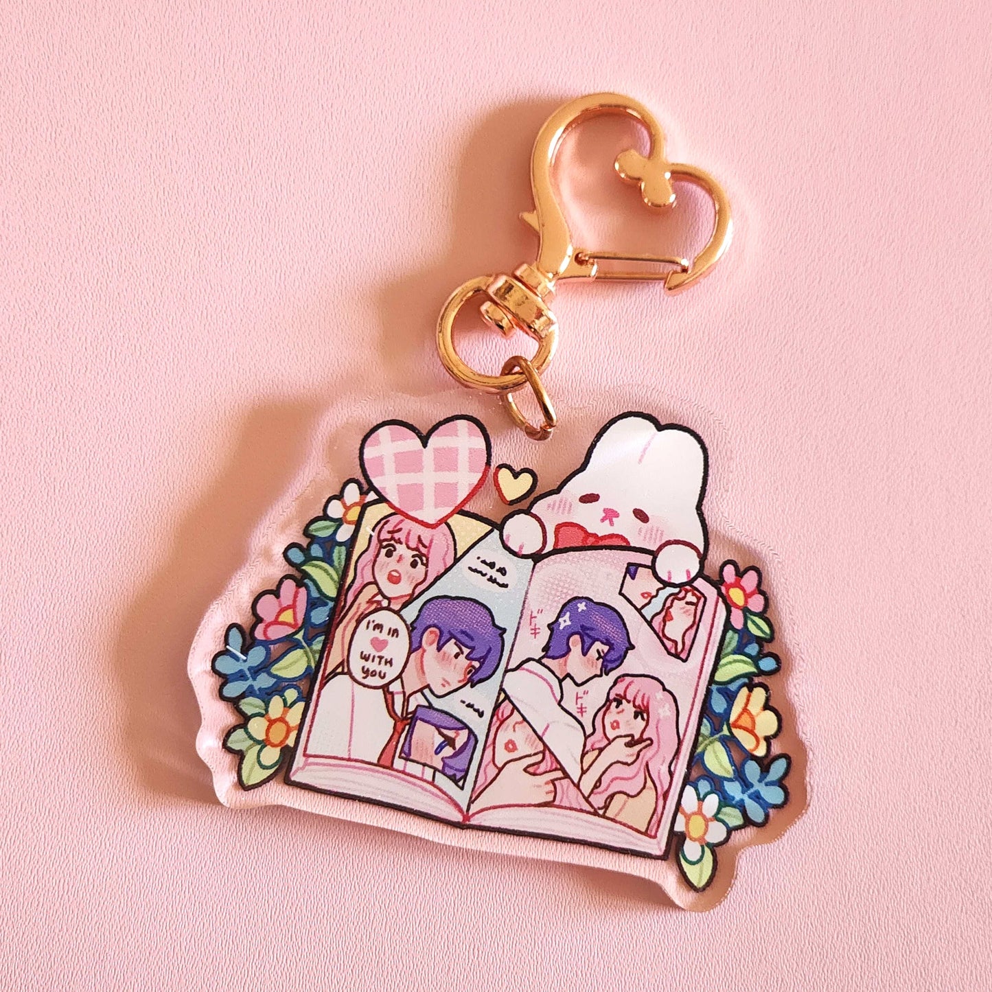 Shoujo Manga Keychain/Charm